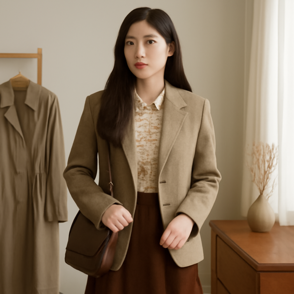 여성빈티지룩 대표 이미지